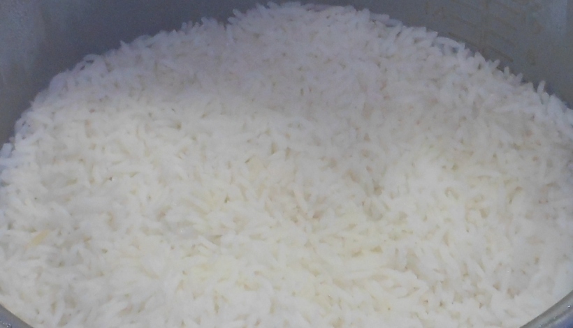 I made jasmine rice in my rice cooker.